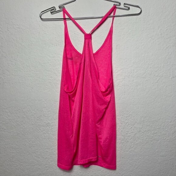 NIKE Dri-Fit Racerback Loose Fit Top Bright Pink - Picture 4 of 6